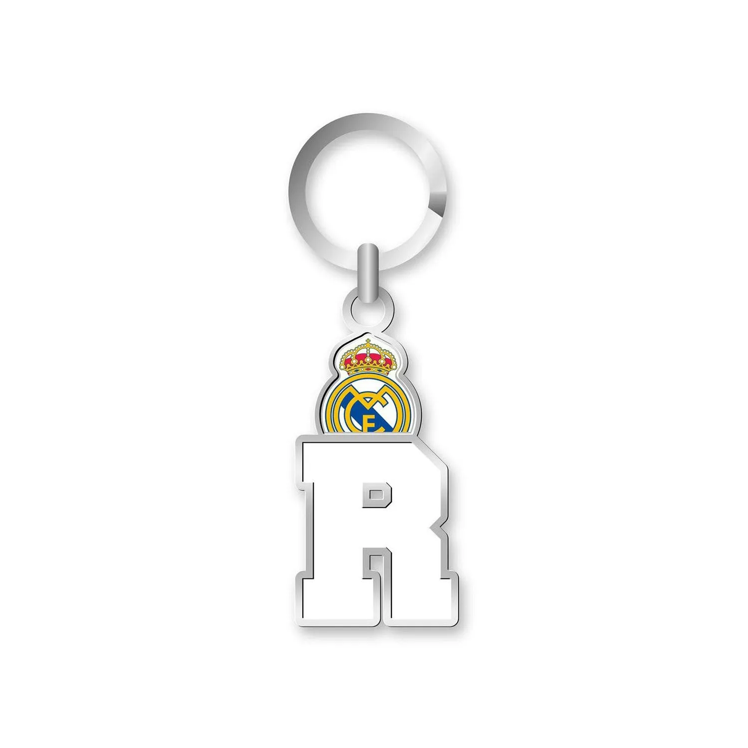 Real Madrid Keychain with Letter - R